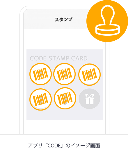 アプリ「CODE」のイメージ画面